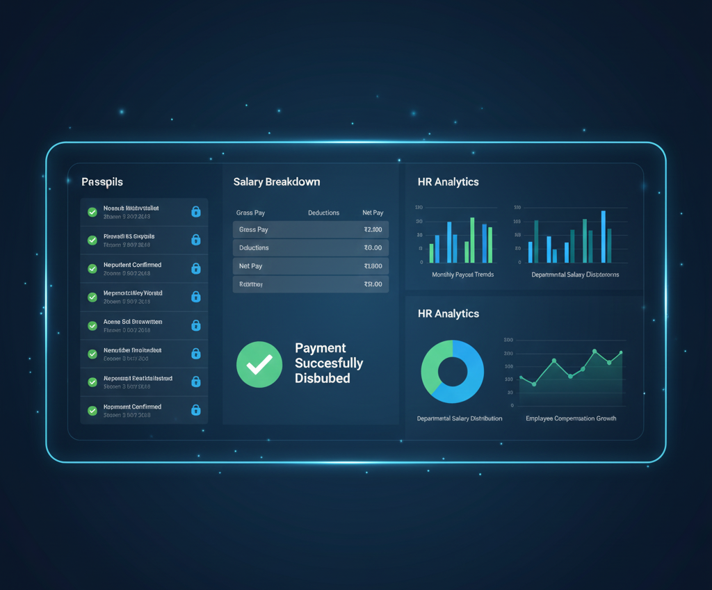 Salary and vendor payout dashboard